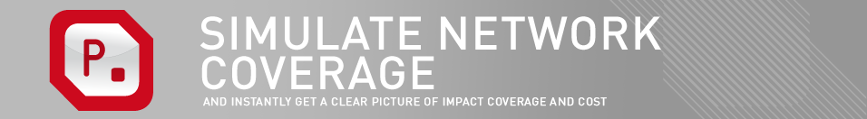 Simulate network coverage and instantly get a clear picture of impact coverage and cost