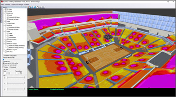 Stadium prediction map Stadium prediction map