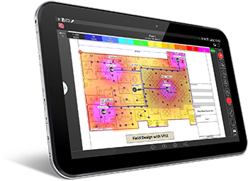 iBwave Wi-Fi Mobile on tablet