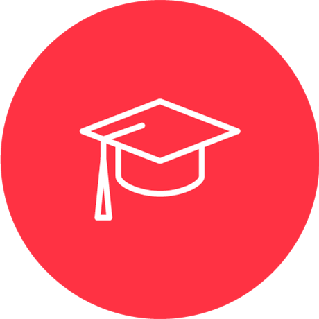 Graduate hat icon