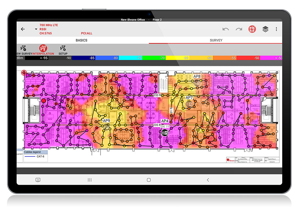 Quickly Assess Network Coverage with iBwave Mobile Survey