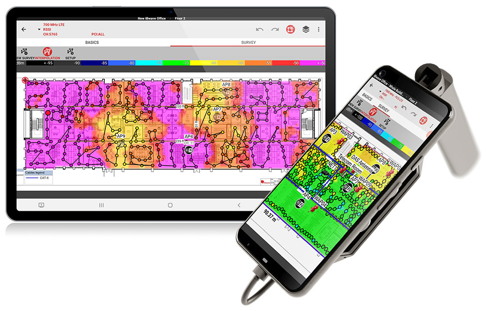 iBwave Mobile and PRiSM Scanner