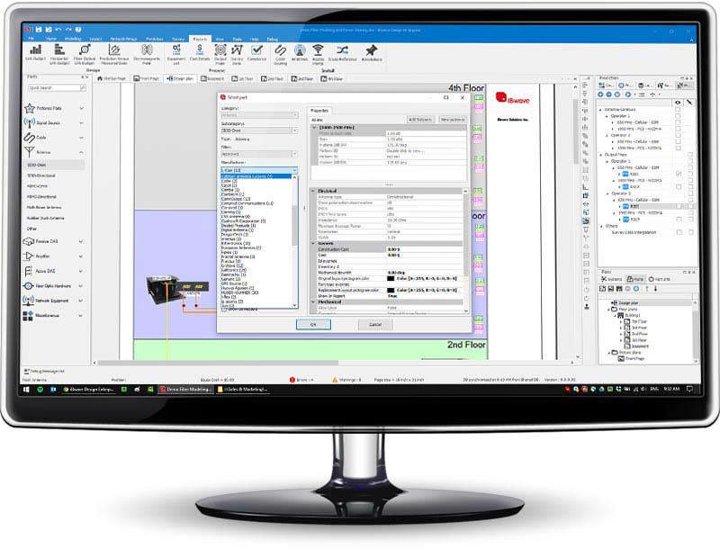 iBwave Design Enterprise:DAS actif et passif, Wi-Fi, Small Cells et sécurité publique