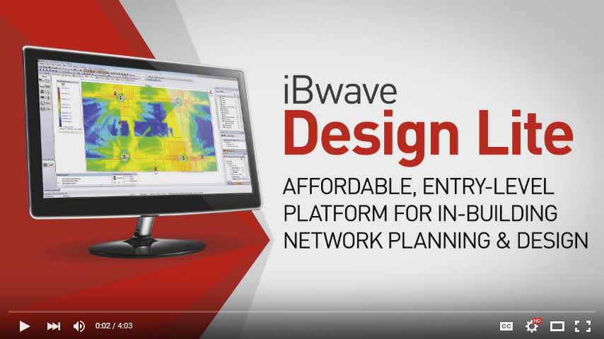 iBwave DESIGN LITE PROMOTIONAL VIDEO