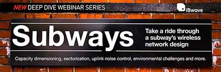 Take a ride through a subway's wireless network design