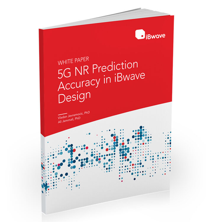 White Paper cover: 5G NR Prediction Accuracy in iBwave Design