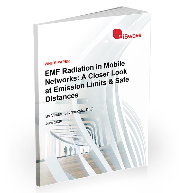 White Paper cover: EMF Radiation in Mobile Networks: A Closer Look at Emission Limits & Safe Distances