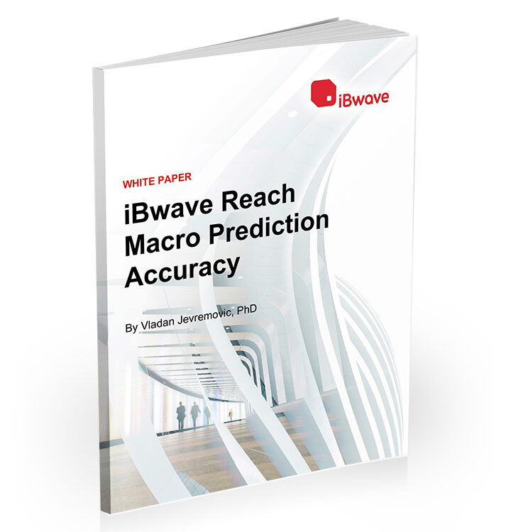 White Paper cover: iBwave Reach Macro Prediction Accuracy