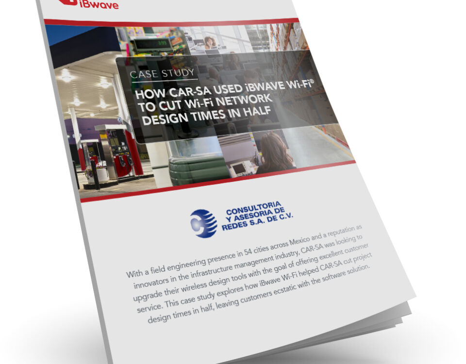 Case Study: How CAR-SA Used iBwave Wi-Fi® to Cut Wi-Fi Network Design Times in Half