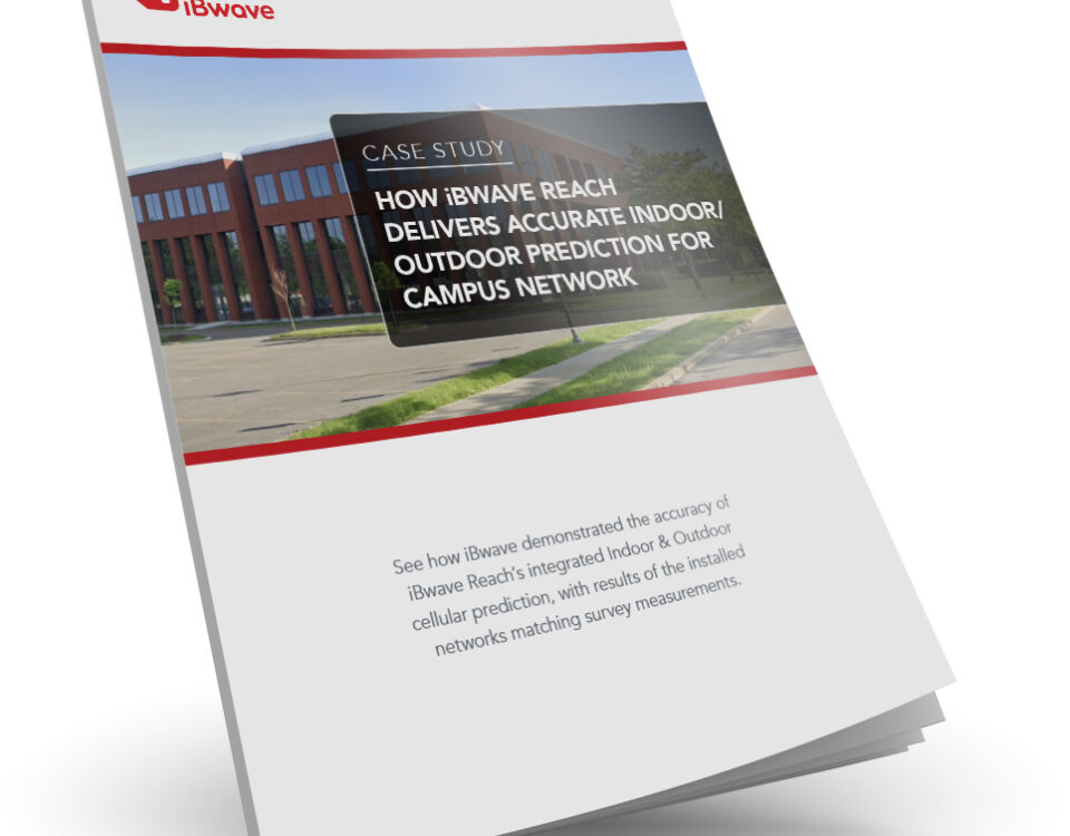 Case Study: How iBwave Reach delivers accurate indoor/outdoor prediction for campus network